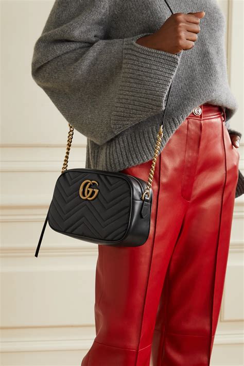 non quilted gucci marmont bag|Gucci Marmont bag small size.